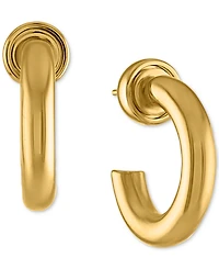 Oma The Label 18k Gold-Plated Medium C-Hoop Earrings, 1.18"
