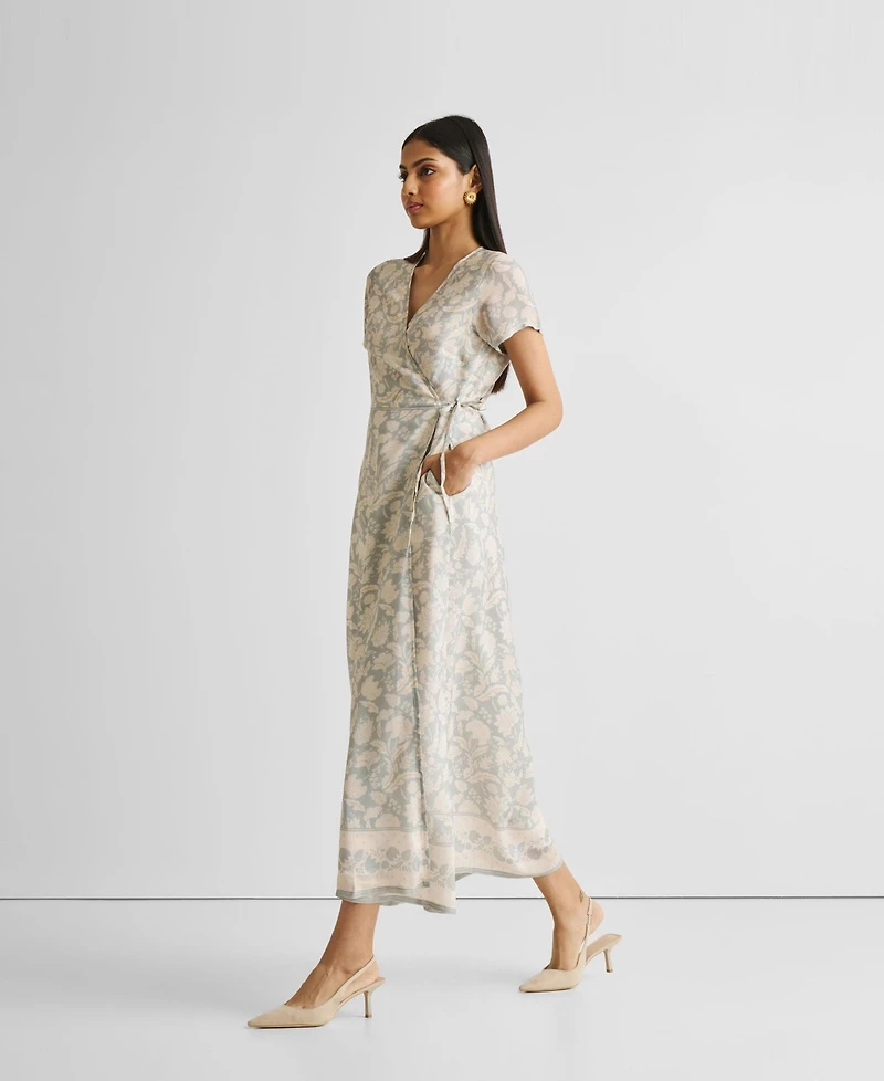 Reistor Women's Maxi Wrap Dress