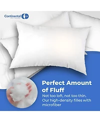 Continental Bedding Down Alternative Pillow for All Sleep Positions
