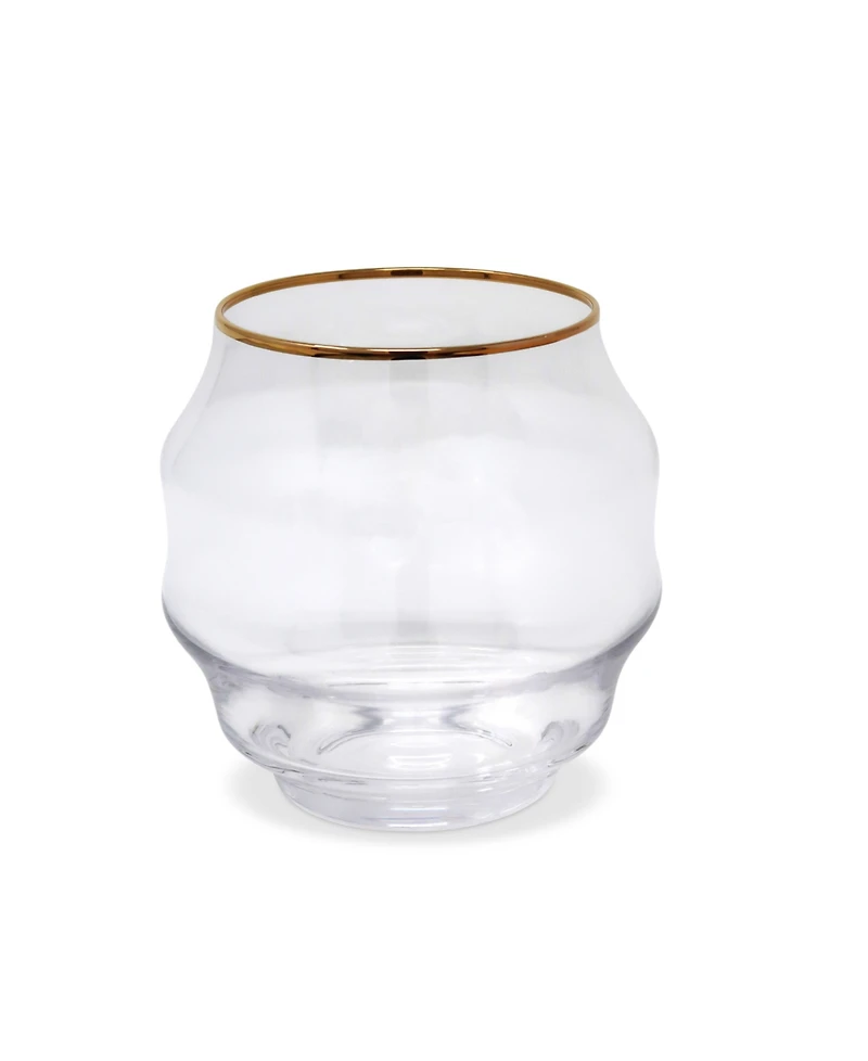 Vivience Rippled Dof Glasses, Set of 6