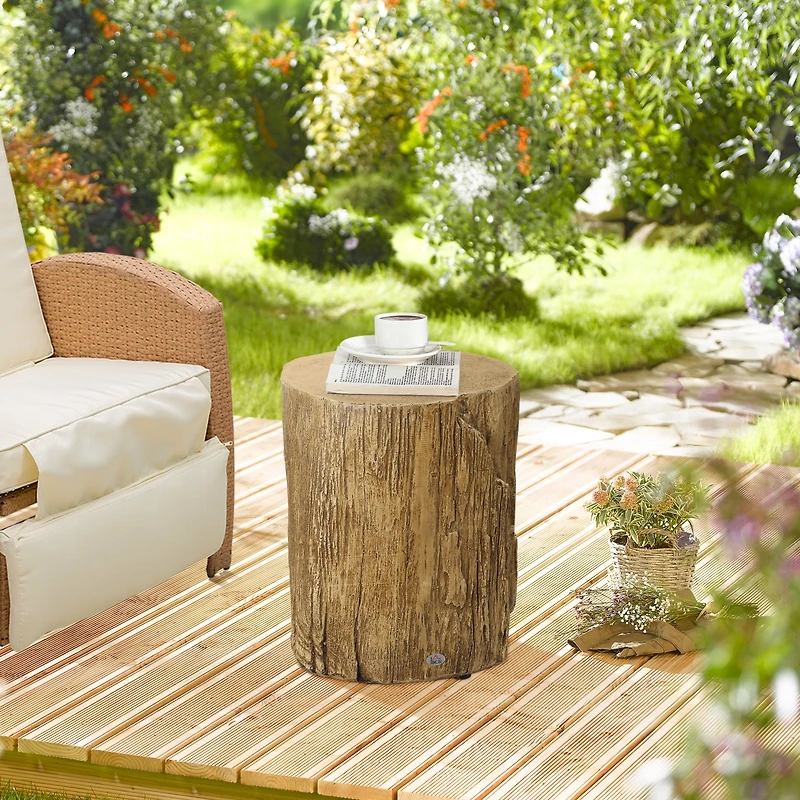 Homcom Tree Stump Stool