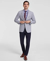 Michael Kors Men's Classic Fit Herringbone Woven Sport Coat