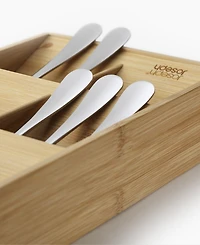 Joseph Joseph Drawerstore Large Bamboo Compact Cutlery Organizer
