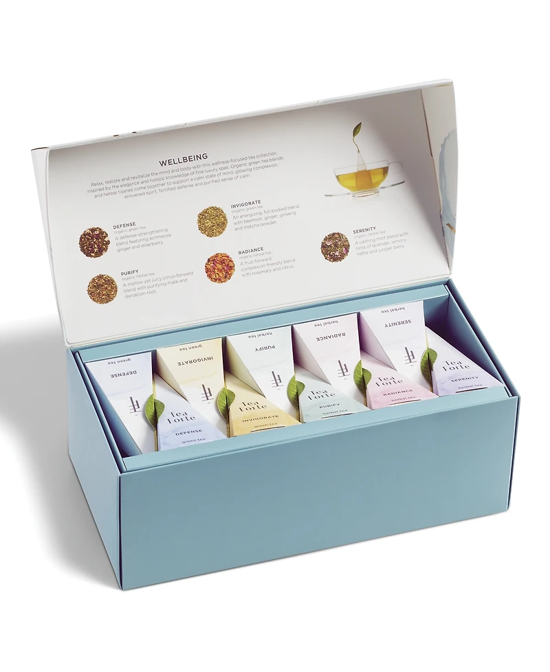 Tea Forte Wellbeing Spa Tea Bundle, 3 Piece