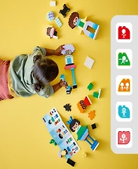 Lego Duplo Town Buildable People with Big Emotions Interactive Toy 10423, 71 Pieces