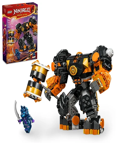 Lego Ninjago Cole's Elemental Earth Mech Ninja Toy 71806, 235 Pieces