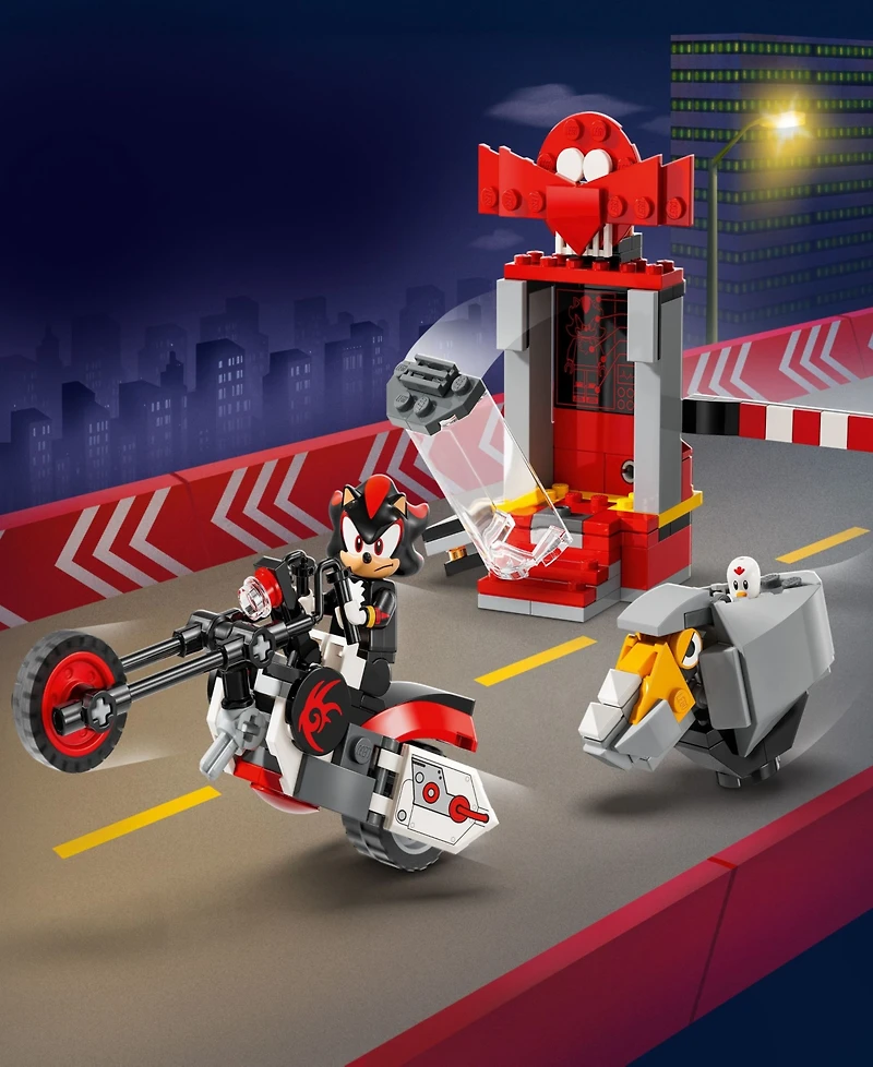 Lego Sonic the Hedgehog Shadow the Hedgehog Escape Building Set 76995, 196 Pieces