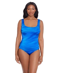 Women's Longitude Butterfly X-Back Tank One-Piece Swimsuit