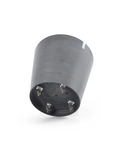 Ecopots Amsterdam Indoor and Outdoor Round Planter with Wheels
