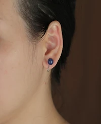 Bling Jewelry Simple Stone Round Bead Clip-On Earrings Non-Piercing Sterling Silver 8MM