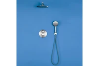 Casainc Rainfall Complete Shower System with 5-Setting Handheld and Rough Valve