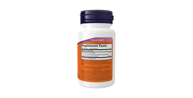 Now Foods Nadh with Ribose, 10 mg, 60 Vcaps