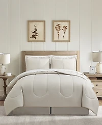 Sunham Neutral Damask 8-Pc. Comforter Set