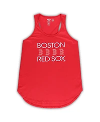 Women's Concepts Sport Red, Navy Boston Red Sox Plus Meter Tank Top and Pants Sleep Set