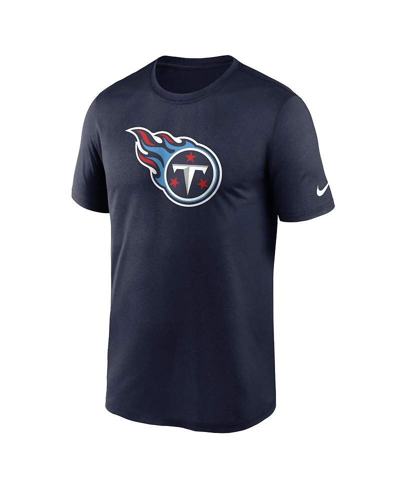 Men's Nike Navy Tennessee Titans Legend Logo Performance T-shirt