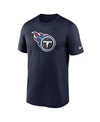 Men's Nike Navy Tennessee Titans Legend Logo Performance T-shirt