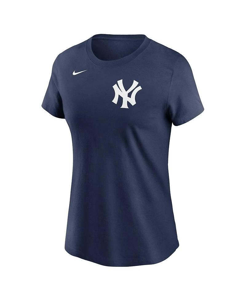 Women's Nike Navy New York Yankees Wordmark T-shirt