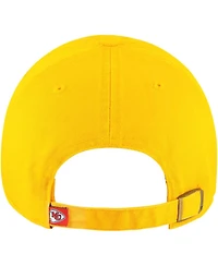 Men's '47 Brand Gold Kansas City Chiefs Secondary Clean Up Adjustable Hat