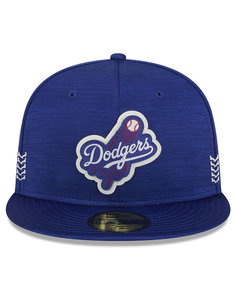 Men's New Era Royal Los Angeles Dodgers 2024 Clubhouse 59FIFTY Fitted Hat