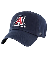 Men's '47 Brand Navy Arizona Wildcats Clean Up Adjustable Hat