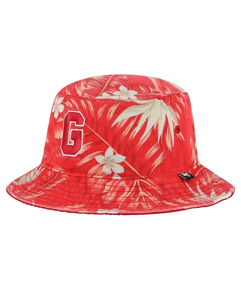 Men's '47 Brand Red Georgia Bulldogs Tropicalia Bucket Hat