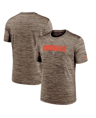 Men's Nike Brown Cleveland Browns Velocity Performance T-shirt