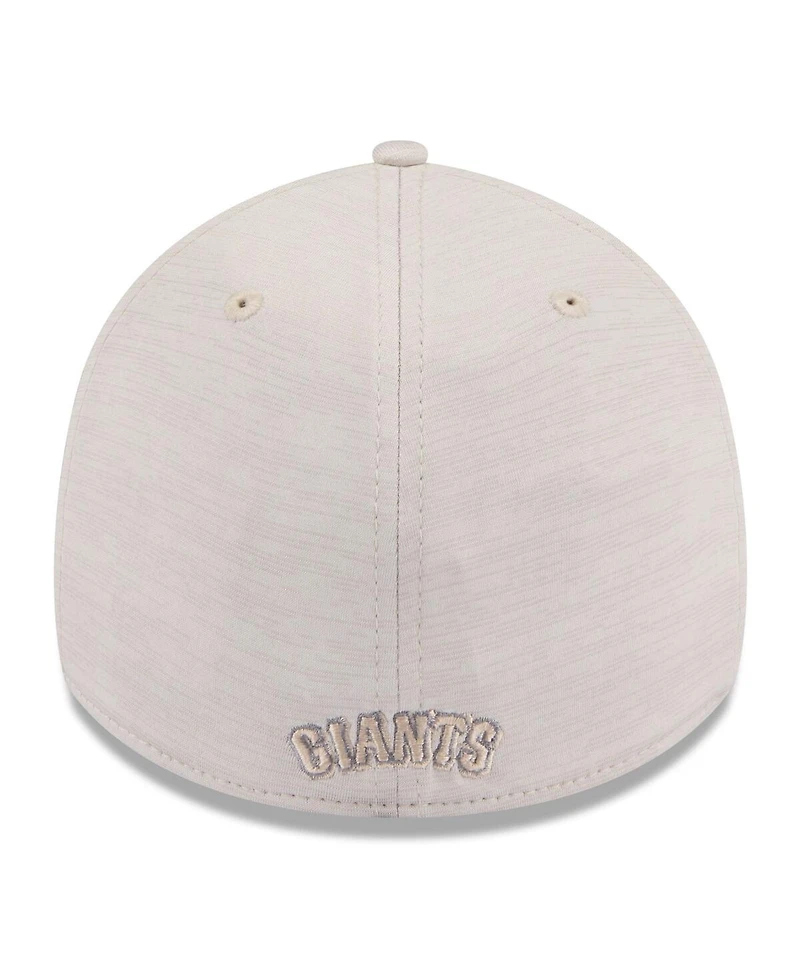 Men's New Era Cream San Francisco Giants 2024 Clubhouse 39THIRTY Flex Fit Hat