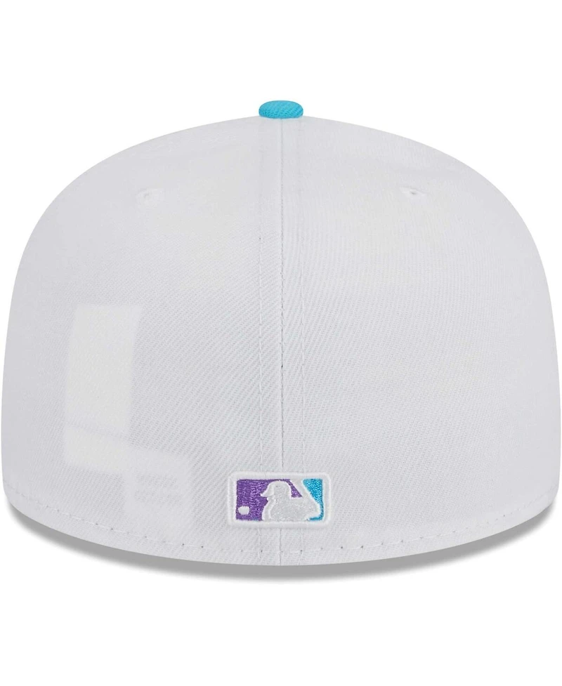 Men's New Era White Oakland Athletics Vice 59FIFTY Fitted Hat