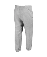 Women's '47 Brand Gray Distressed New England Patriots Double Pro Harper Jogger Sweatpants