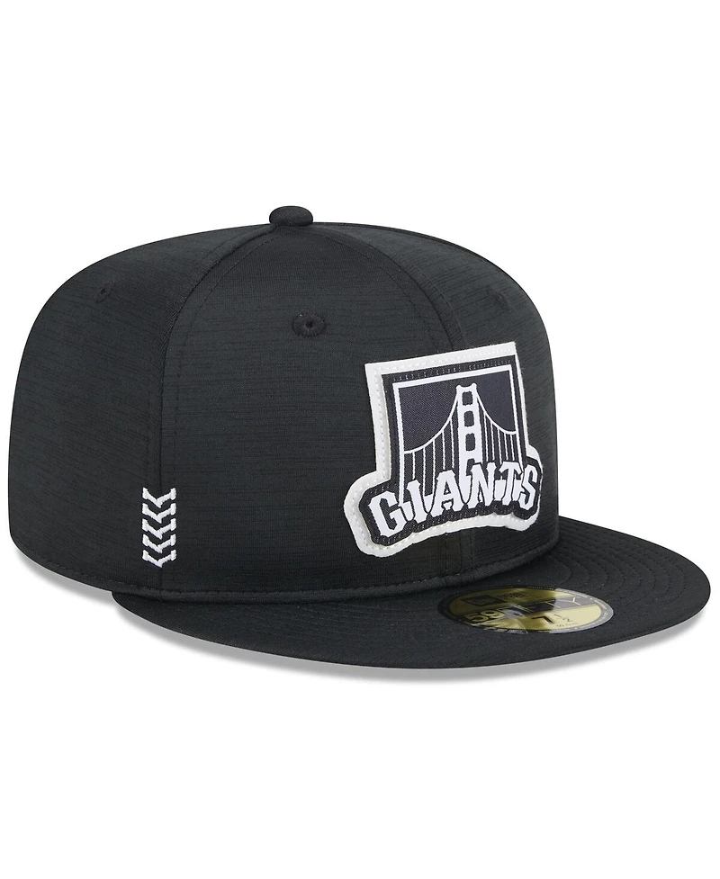 Men's New Era Black San Francisco Giants 2024 Clubhouse 59FIFTY Fitted Hat