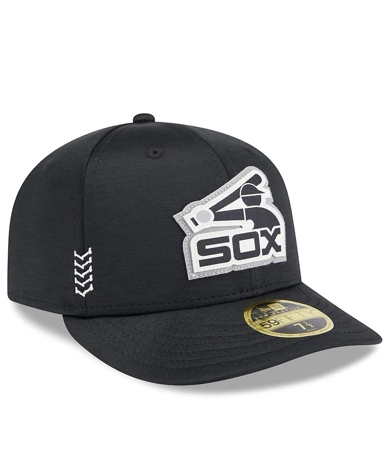 Men's New Era Chicago White Sox 2024 Clubhouse Low Profile 59FIFTY Fitted Hat
