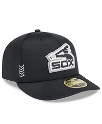 Men's New Era Chicago White Sox 2024 Clubhouse Low Profile 59FIFTY Fitted Hat