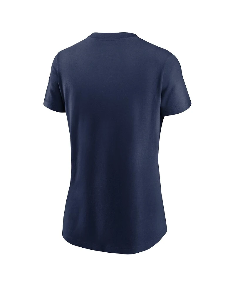 Women's Nike Navy New York Yankees Wordmark T-shirt