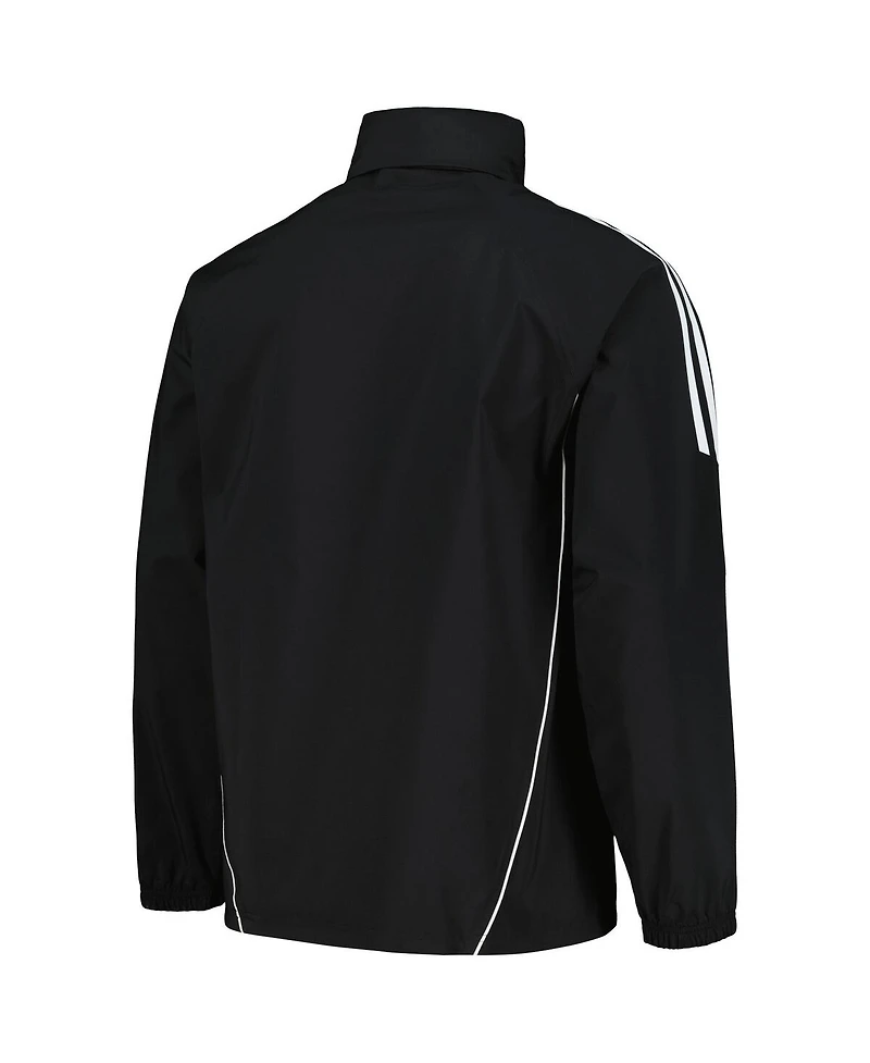 Men's adidas Black St. Louis City Sc Tiro 24 Full-Zip Hoodie Rain Jacket