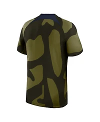 Men's Jordan Olive Paris Saint-Germain 2023/24 Academy Pro Pre-Match Top