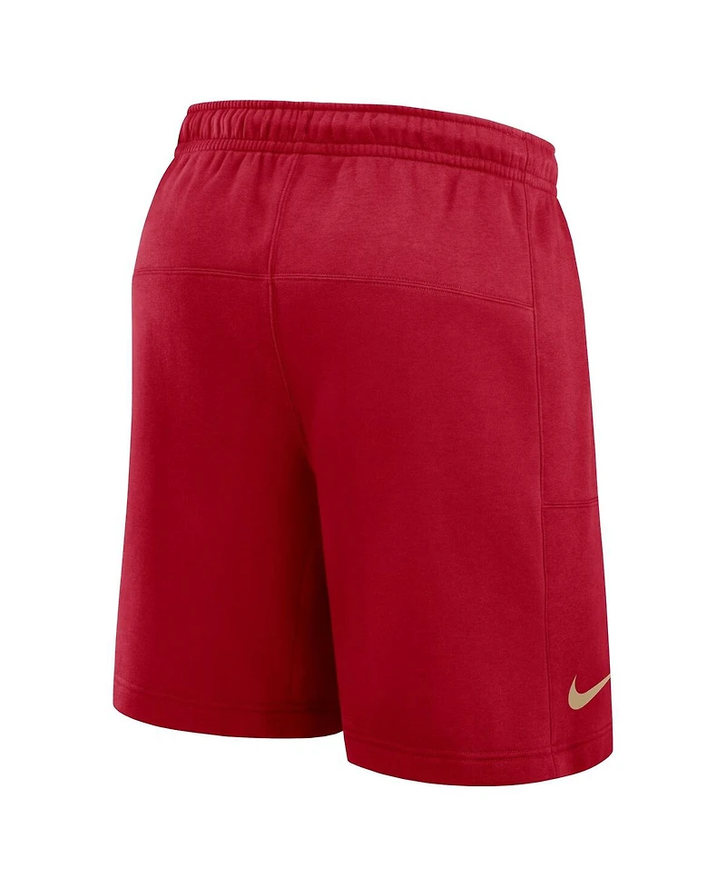 Men's Nike Scarlet San Francisco 49ers Arched Kicker Shorts