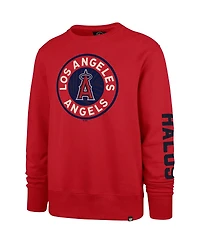 Men's '47 Brand Red Los Angeles Angels City Connect Legend Headline Pullover Sweatshirt