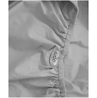 Organic Cotton Cool-Air Percale Fitted Sheet - Queen