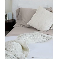 Organic Cotton Room Service Sateen Pillowcase 2-Pack - King
