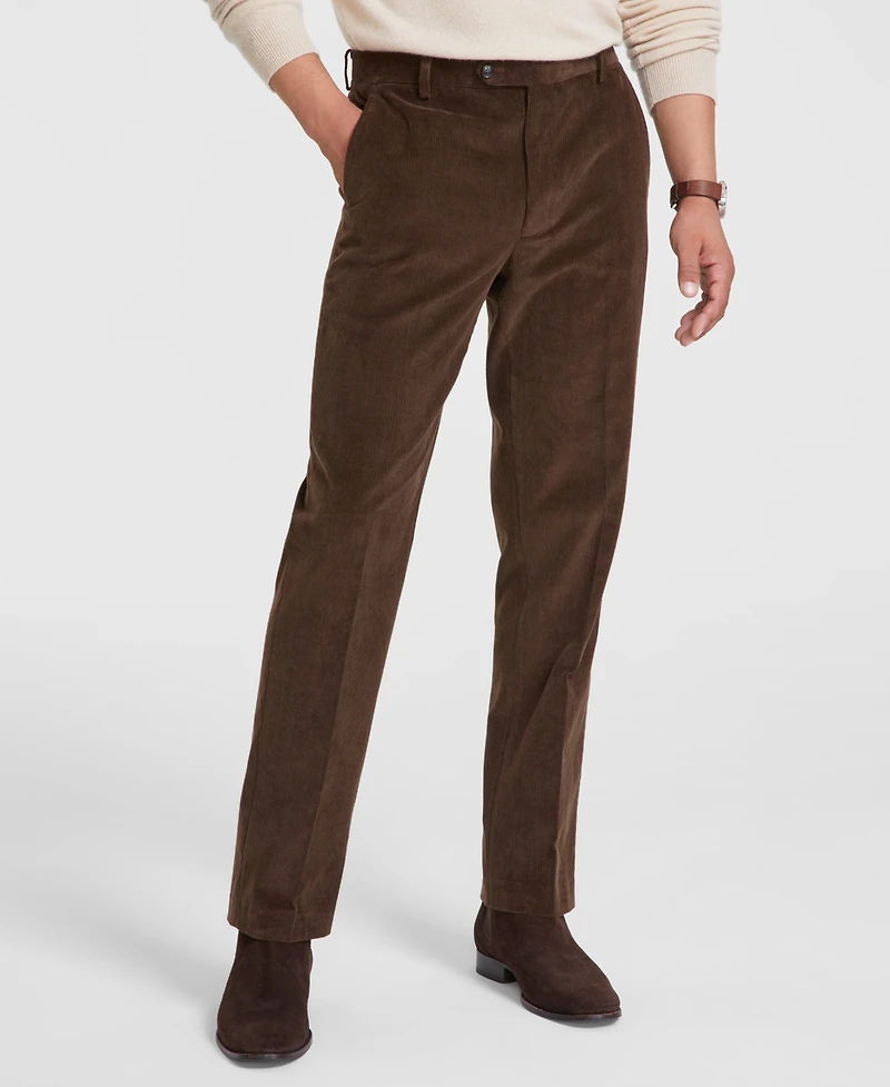 Tommy Hilfiger Men's Modern-Fit Solid Corduroy Pants