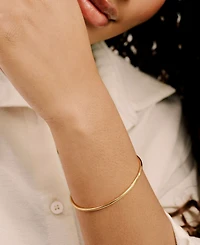 Ettika Crystal Shapes 18k Gold Plated Bracelet Cuff
