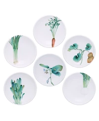 Noritake Kyoka Shunsai Small Plates Set/6