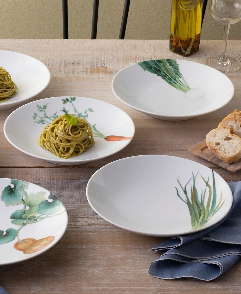 Noritake Kyoka Shunsai Deep Plates Set/6
