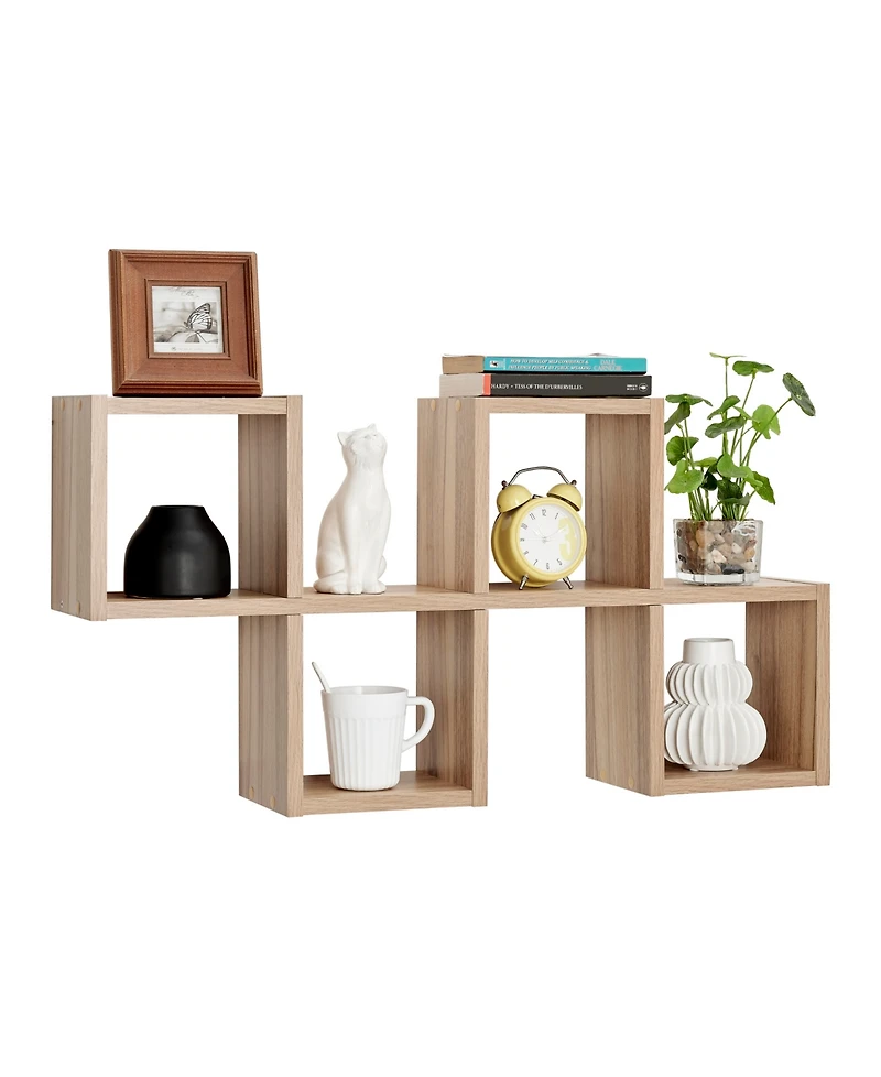 Danya B Cubby Chessboard Wall Shelf - Horizontal or Vertical