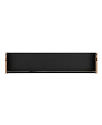 Wall Mounted Entryway Coat Rack with Decorative Ledge Shelf and Hooks