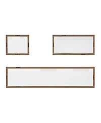 Danya B Bauhaus Floating Geometric Cubby Wall Shelves