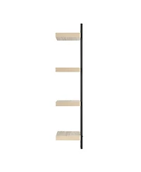 Danya B 4-Tier Ladder Bracket Floating Wall Shelves