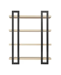 Danya B 4-Tier Floating Bracket Wall Shelf