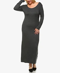 White Mark Plus Ria Dress