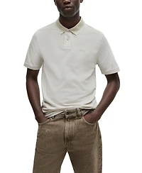 Boss by Hugo Men's Oxford-Pique Cotton Relaxed-Fit Polo Shirt